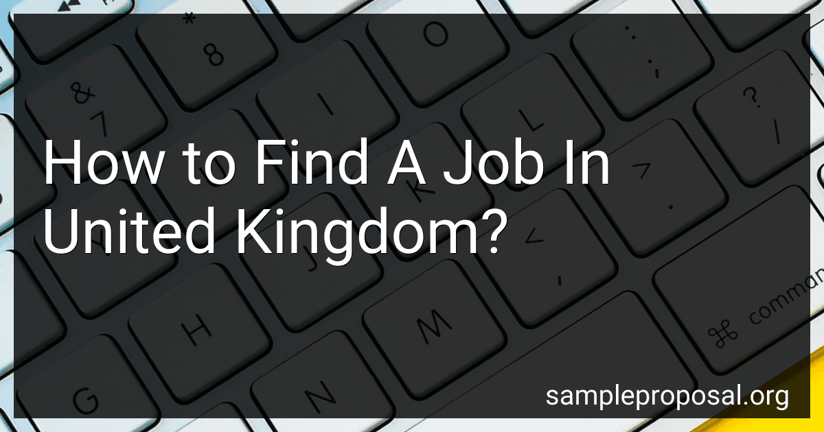 How to Find A Job In United Kingdom? image