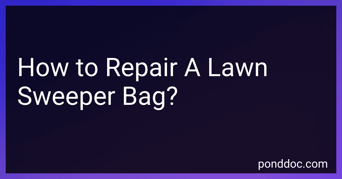 How to Repair A Lawn Sweeper Bag? image