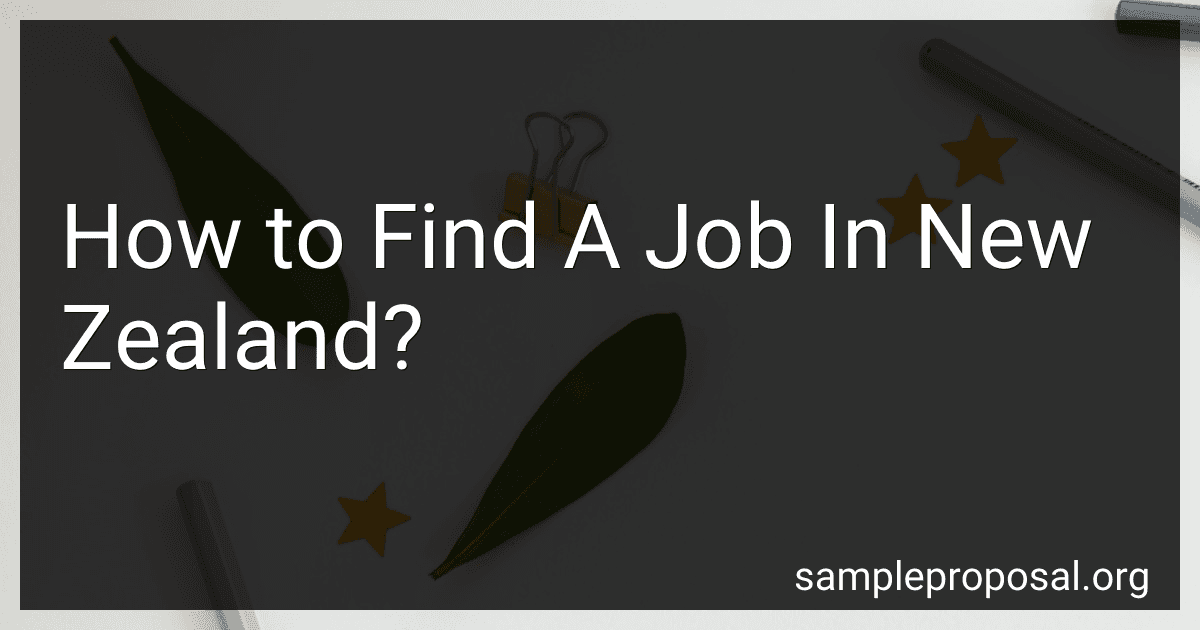 How to Find A Job In New Zealand? image