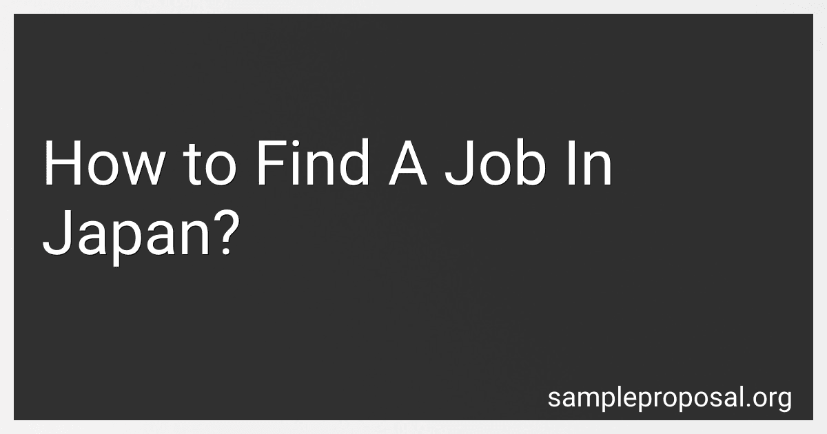 How to Find A Job In Japan? image
