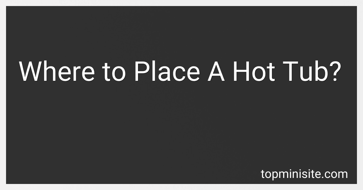 Where to Place A Hot Tub? image