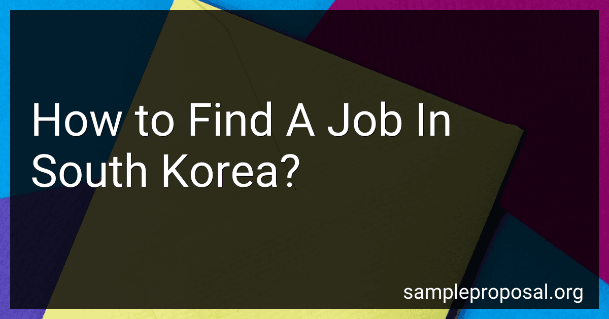 How to Find A Job In South Korea? image