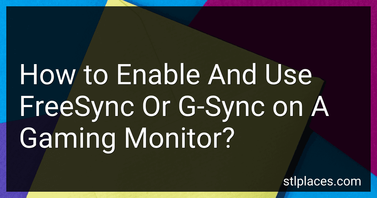 How to Enable And Use FreeSync Or G-Sync on A Gaming Monitor? image