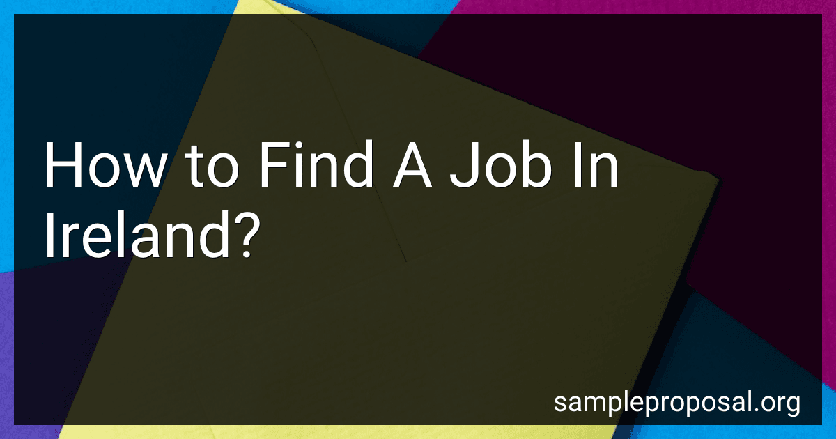 How to Find A Job In Ireland? image