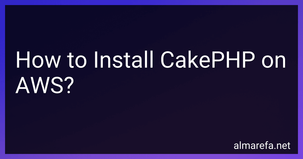 How to Install CakePHP on AWS? image