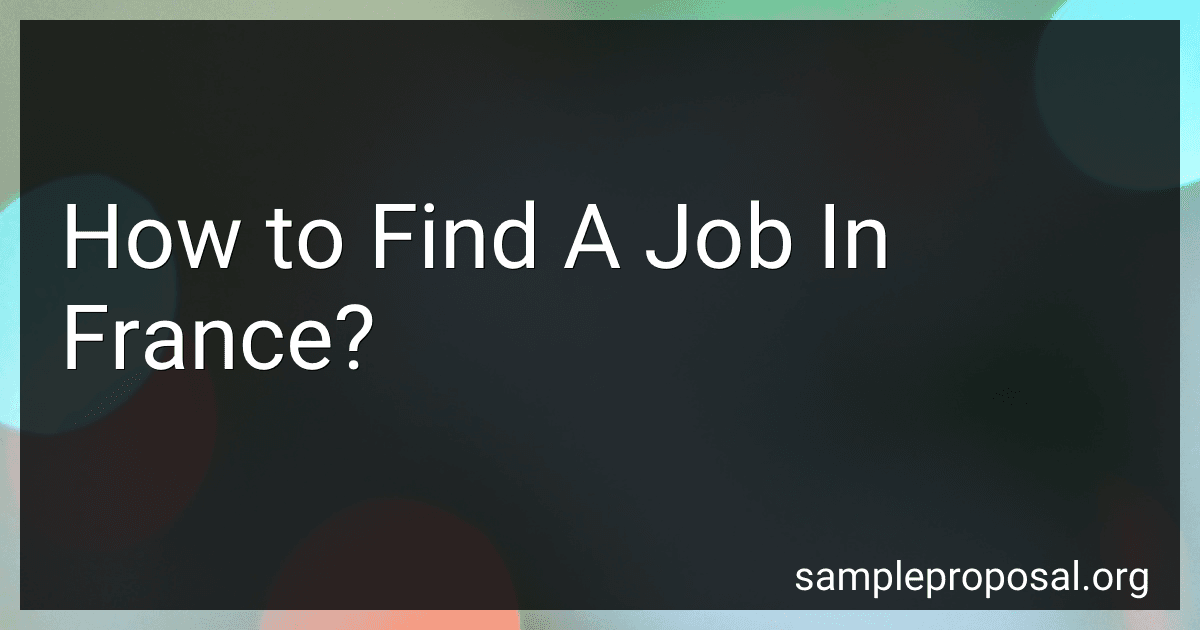 How to Find A Job In France? image
