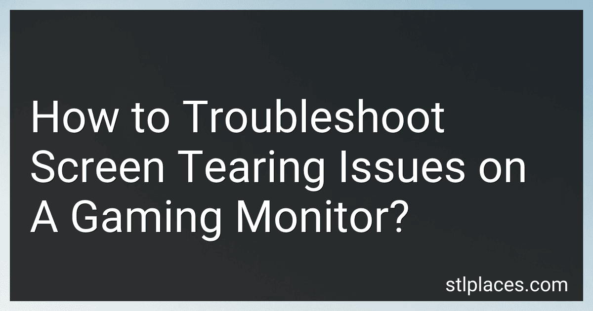 How to Troubleshoot Screen Tearing Issues on A Gaming Monitor? image