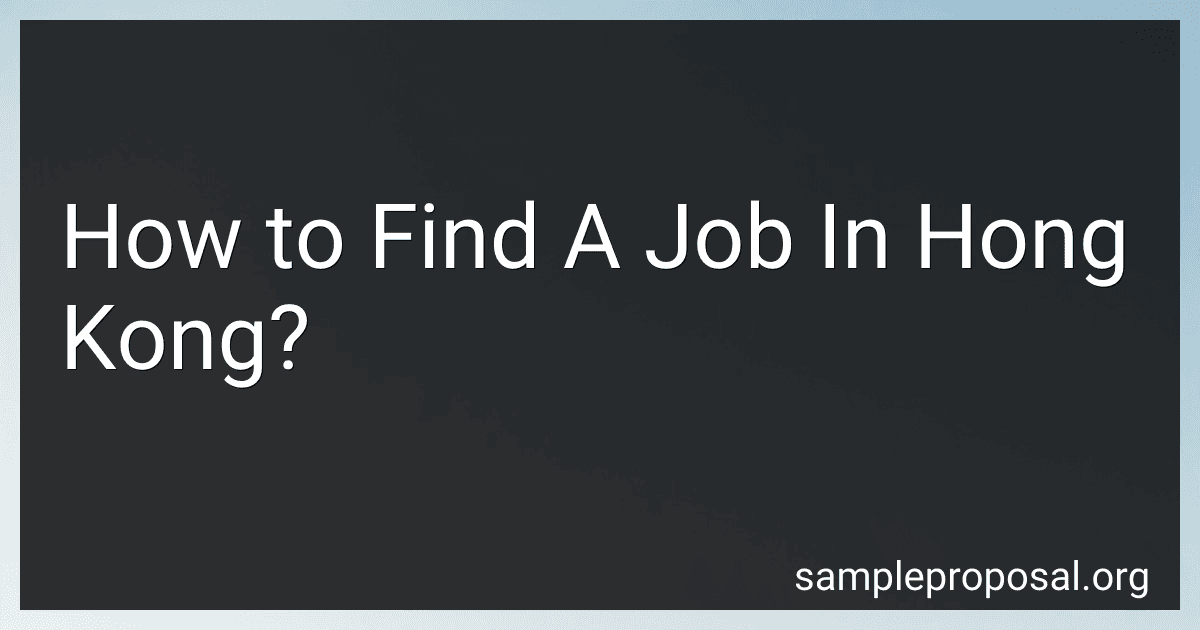 How to Find A Job In Hong Kong? image
