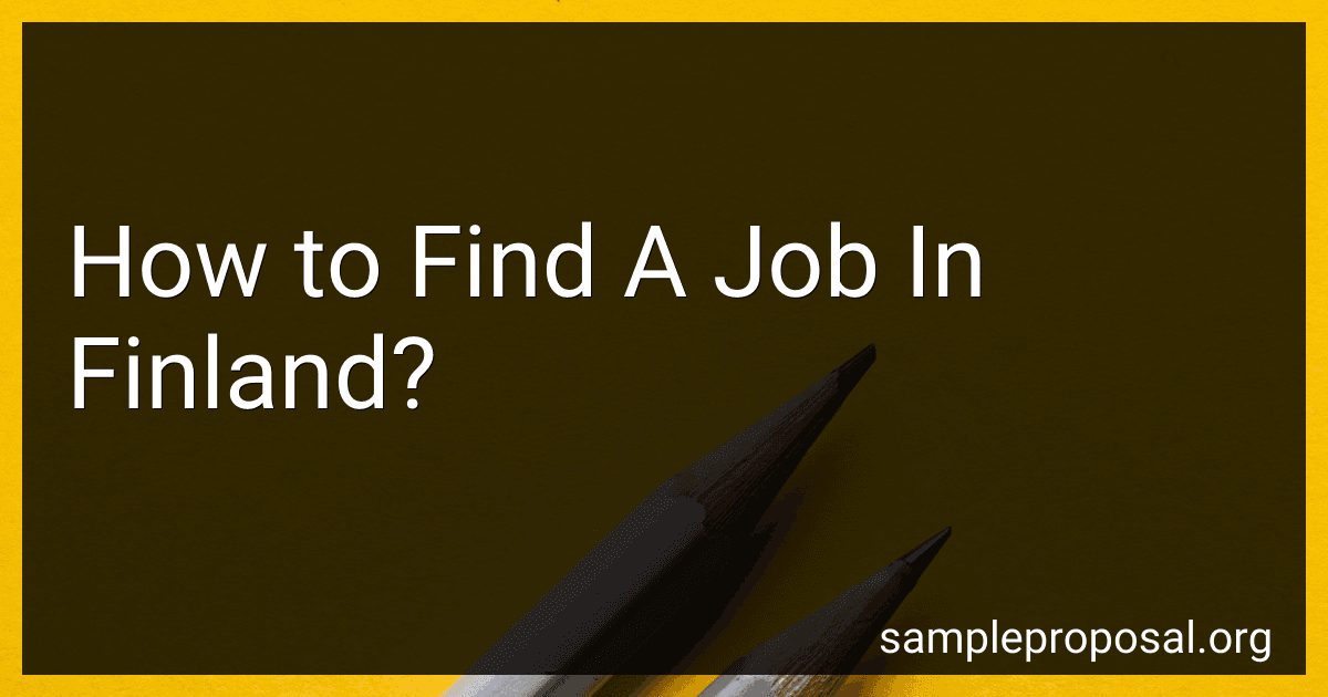 How to Find A Job In Finland? image