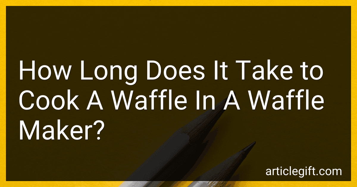 How Long Does It Take to Cook A Waffle In A Waffle Maker? image