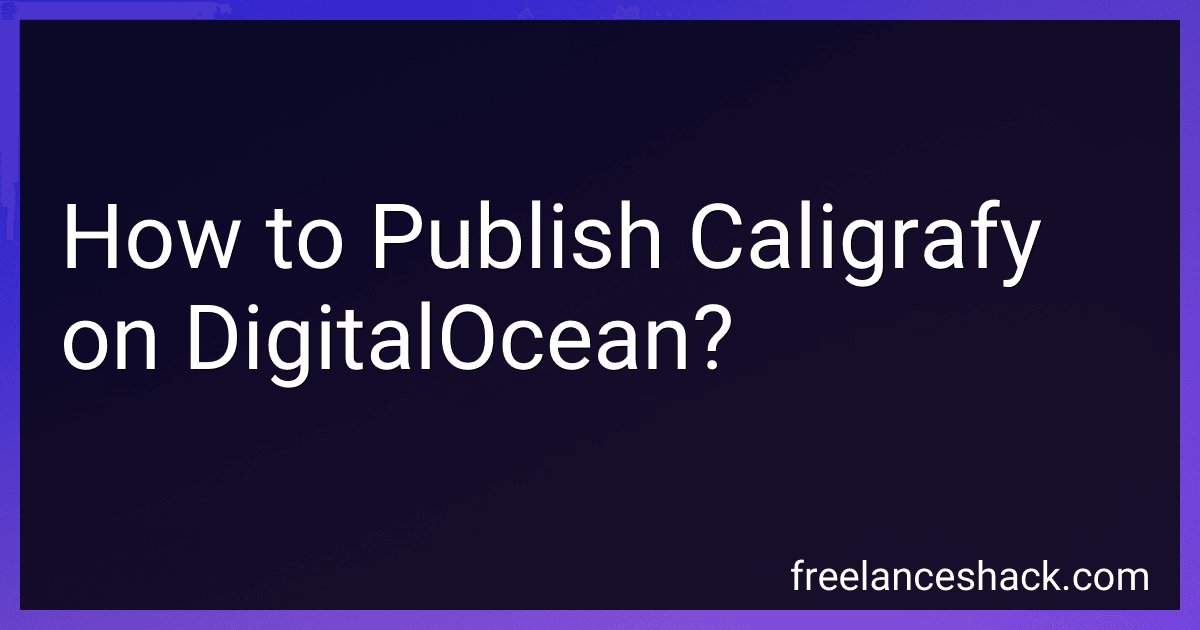 How to Publish Caligrafy on DigitalOcean? image
