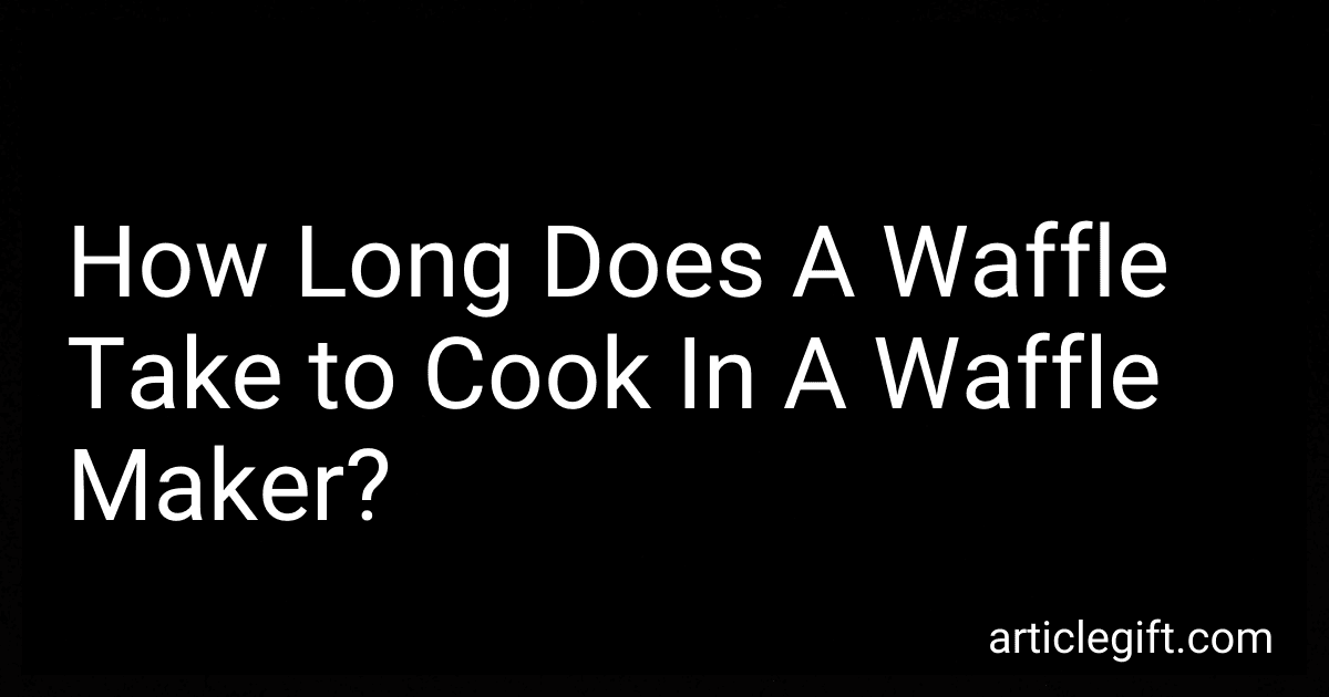 How Long Does A Waffle Take to Cook In A Waffle Maker? image