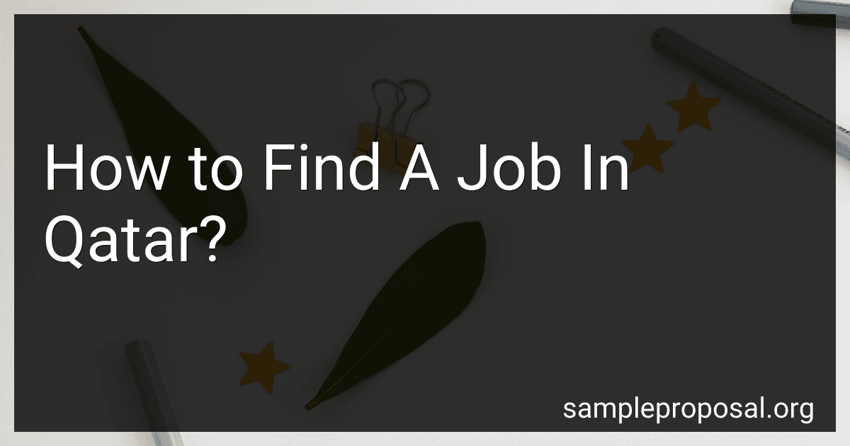 How to Find A Job In Qatar? image