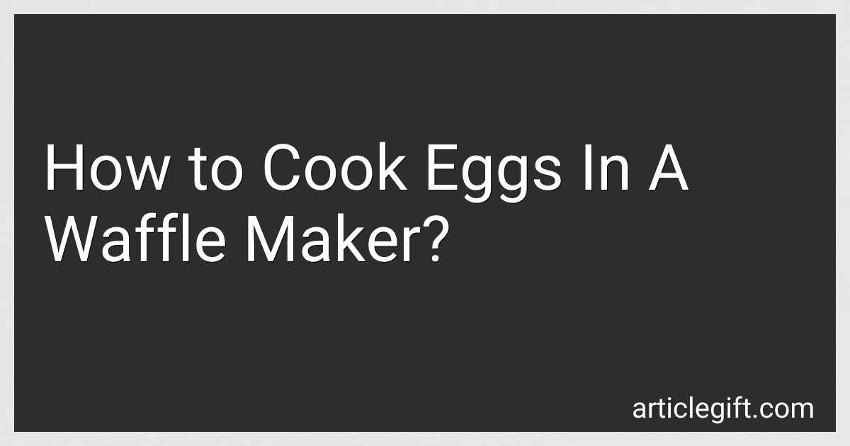 How to Cook Eggs In A Waffle Maker? image