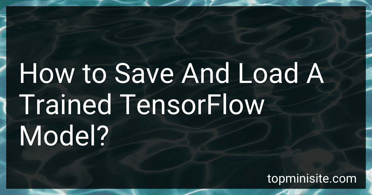 How to Save And Load A Trained TensorFlow Model? image