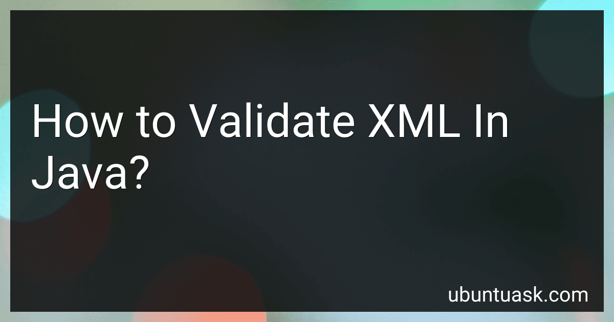 How to Validate XML In Java? image