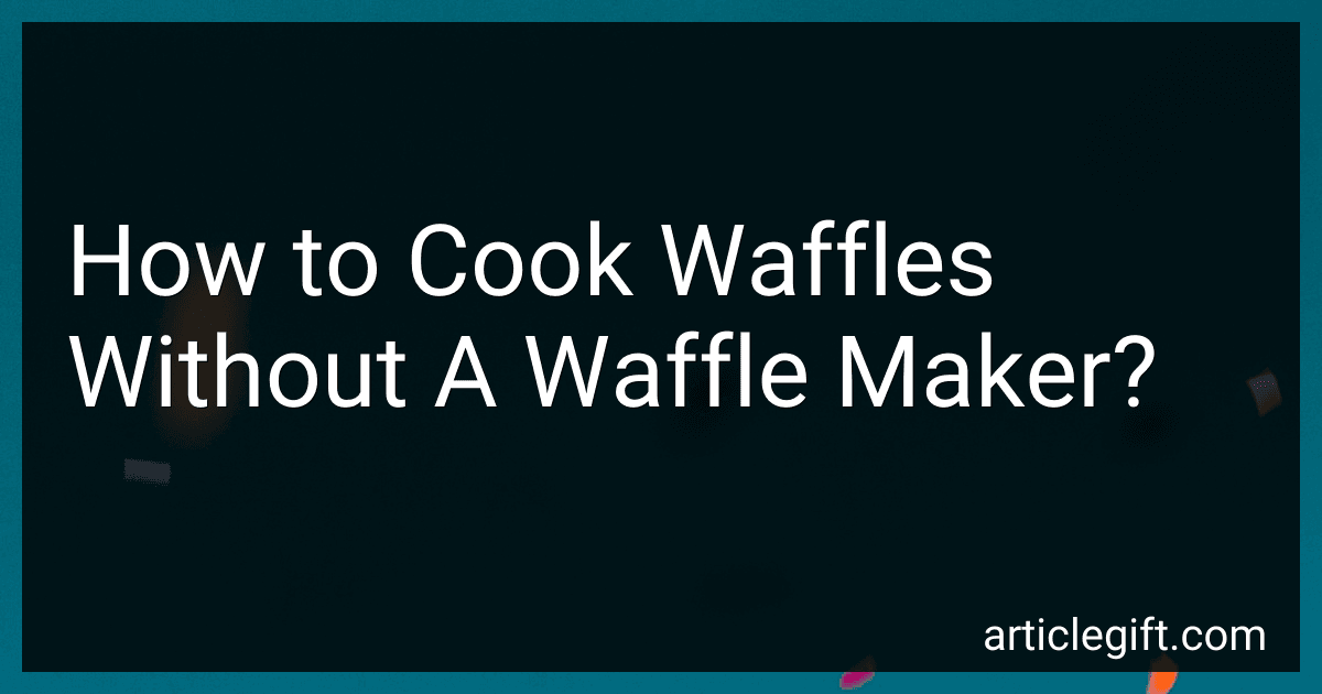 How to Cook Waffles Without A Waffle Maker? image