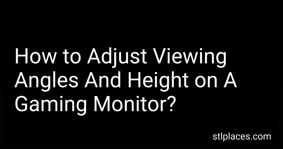 How to Adjust Viewing Angles And Height on A Gaming Monitor? preview