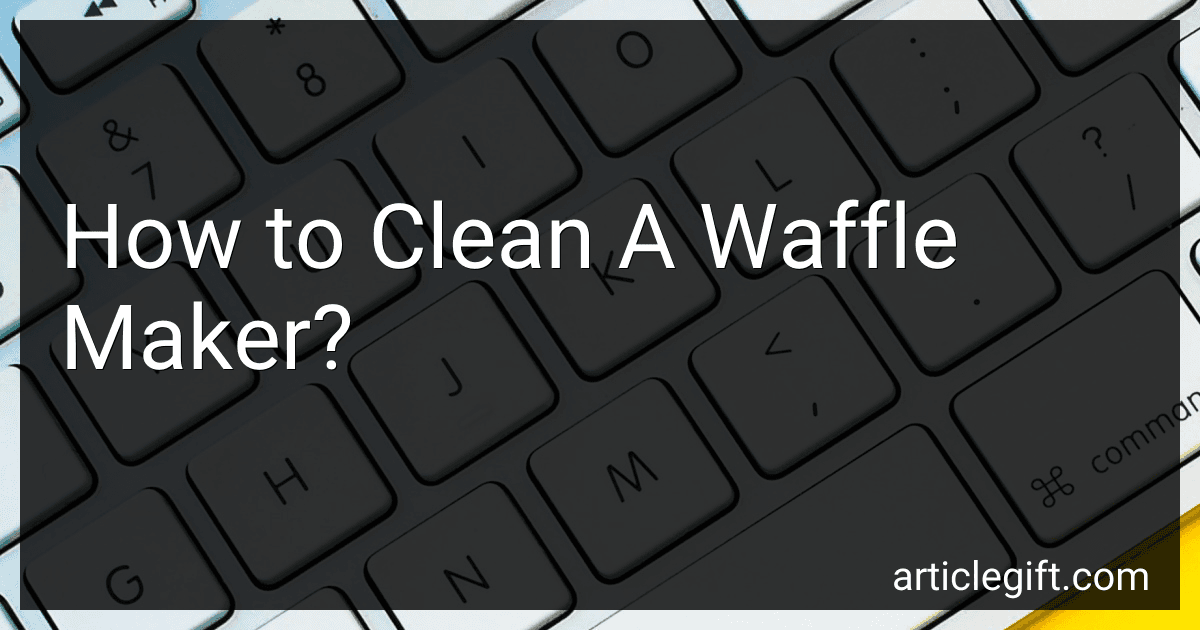 How to Clean A Waffle Maker? image