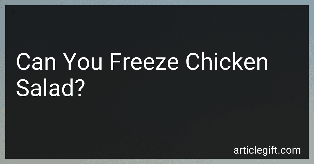 Can You Freeze Chicken Salad? image
