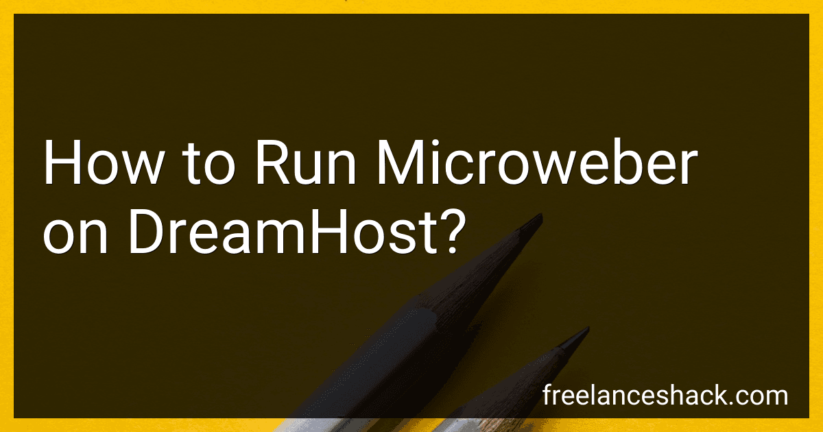How to Run Microweber on DreamHost? image