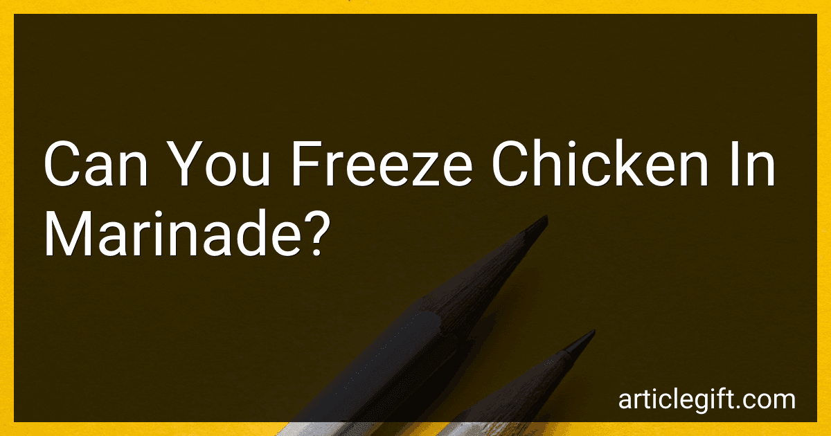 Can You Freeze Chicken In Marinade? image