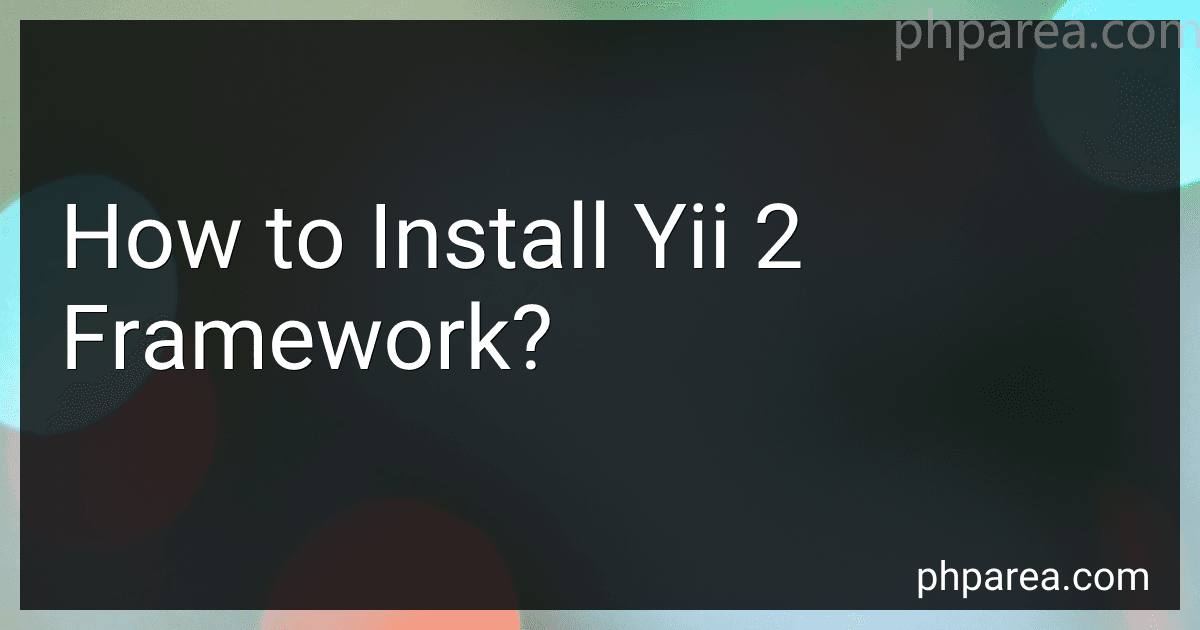 How to Install Yii 2 Framework? image