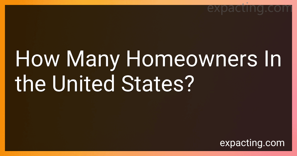 How Many Homeowners In the United States? image