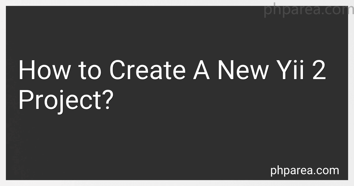 How to Create A New Yii 2 Project? image