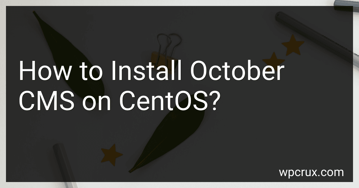 How to Install October CMS on CentOS? image
