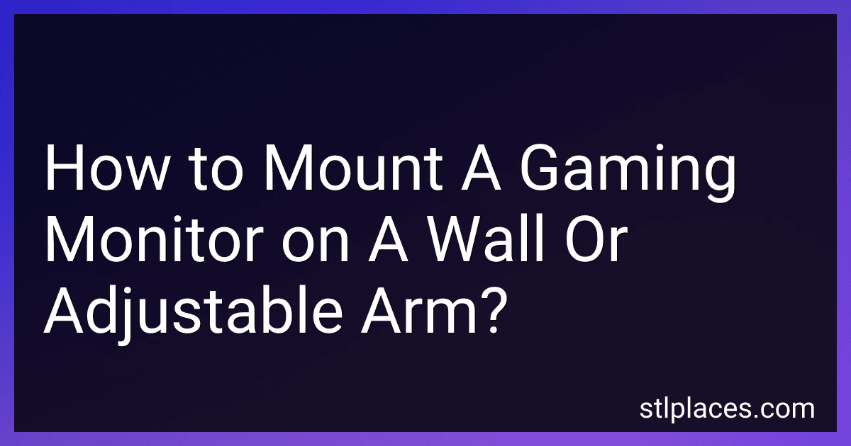 How to Mount A Gaming Monitor on A Wall Or Adjustable Arm? preview