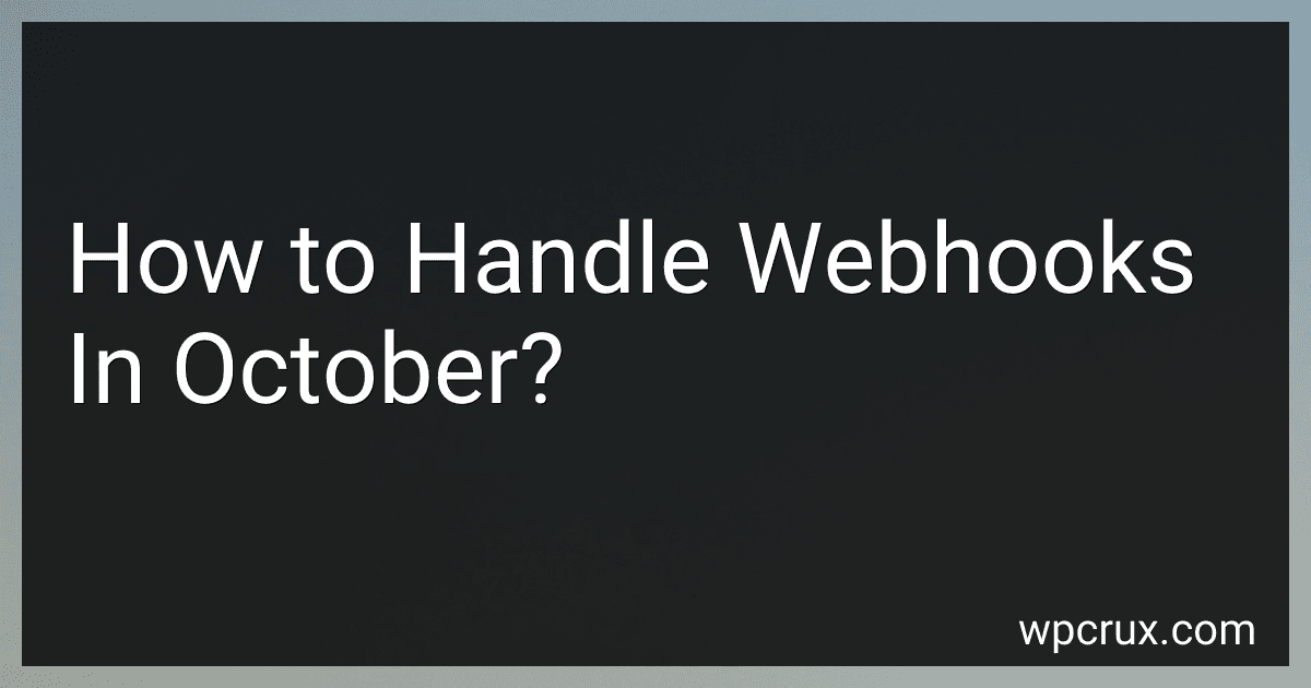 How to Handle Webhooks In October? image