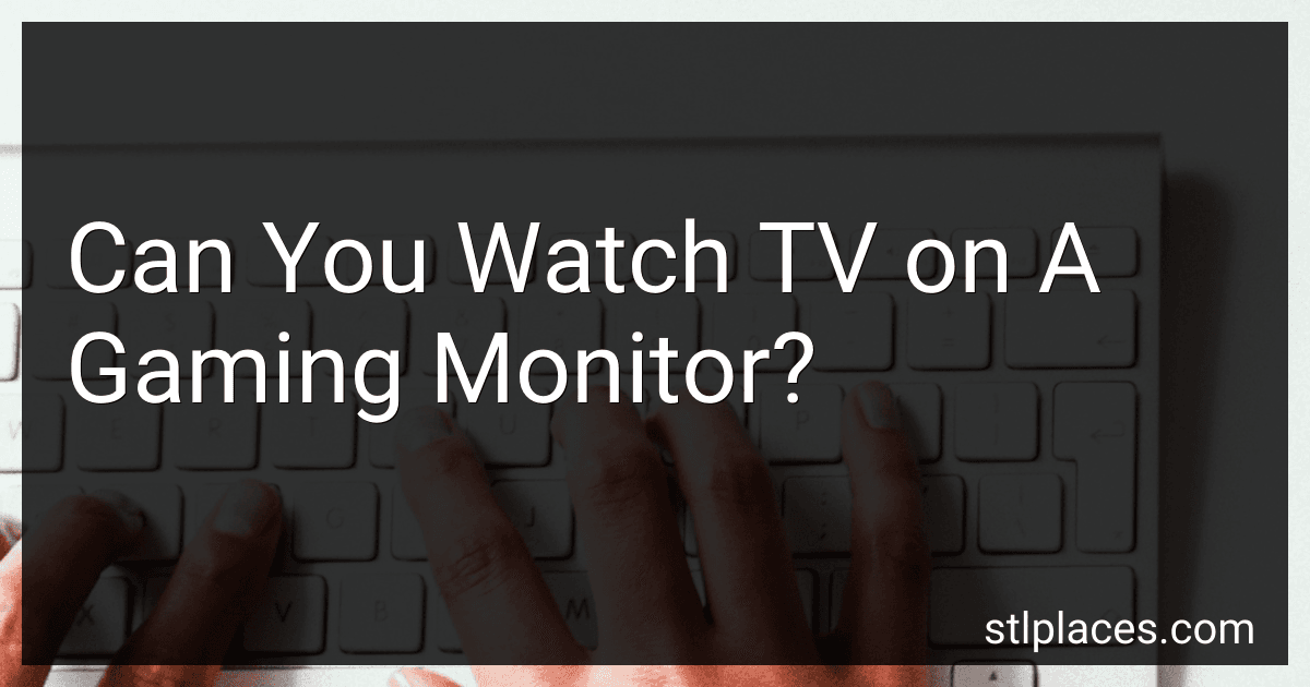 Can You Watch TV on A Gaming Monitor? image