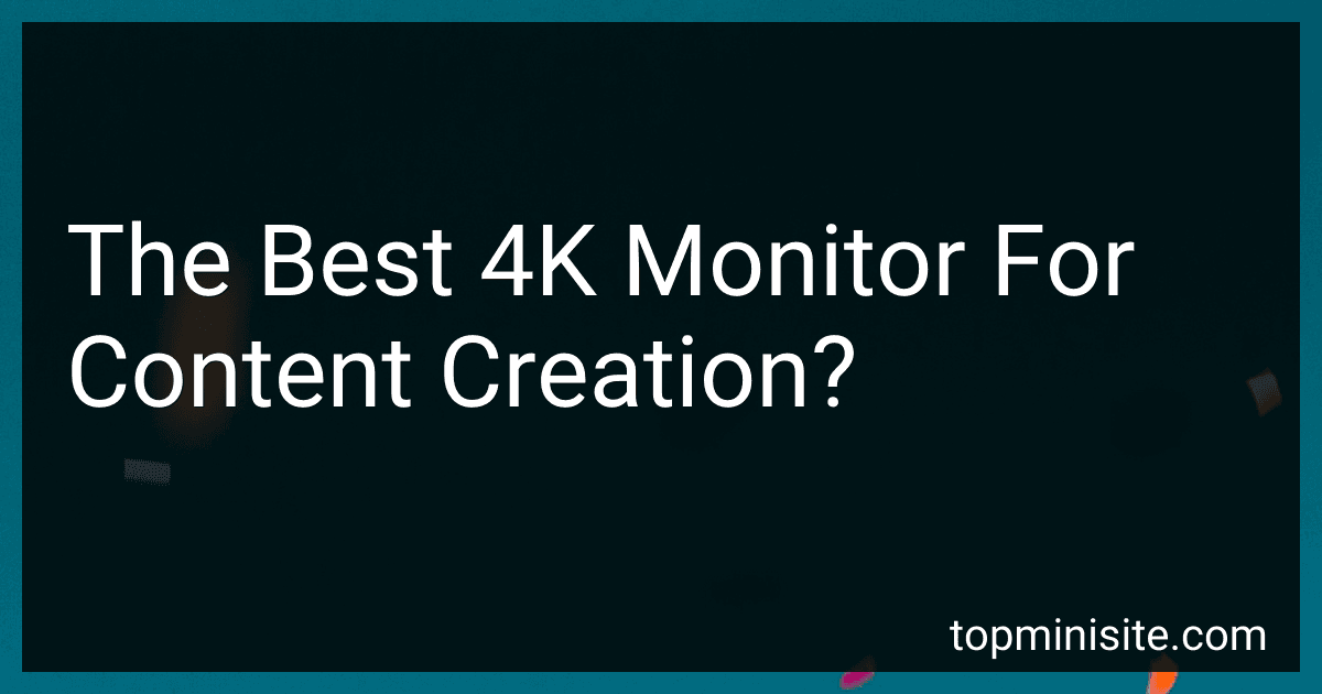 The Best 4K Monitor For Content Creation? image
