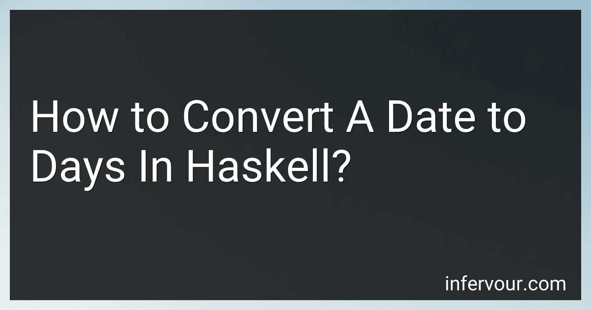 How to Convert A Date to Days In Haskell? image