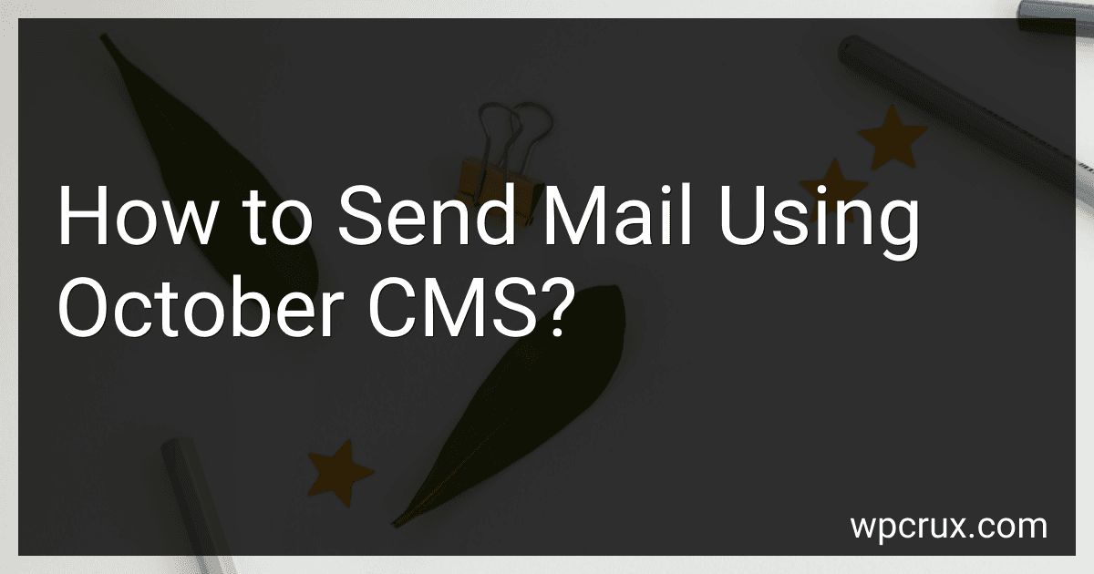 How to Send Mail Using October CMS? image