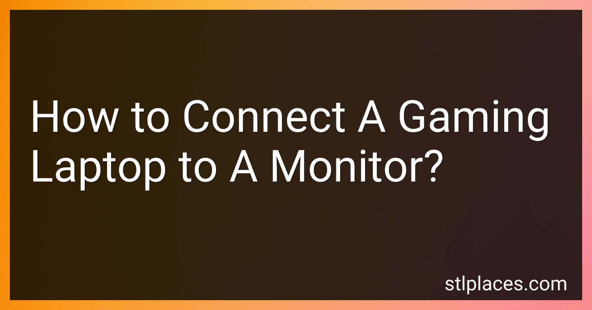 How to Connect A Gaming Laptop to A Monitor? image