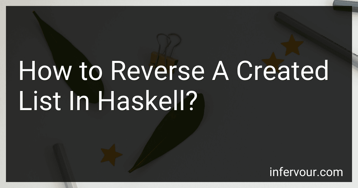 How to Reverse A Created List In Haskell? image