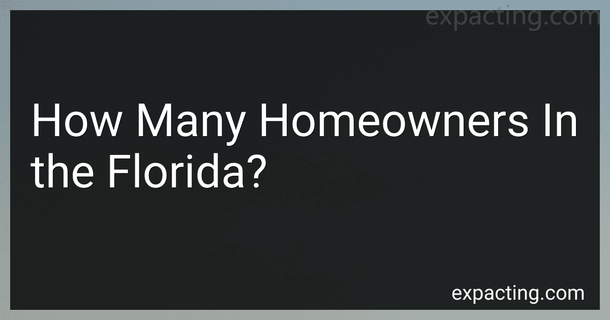 How Many Homeowners In the Florida? image