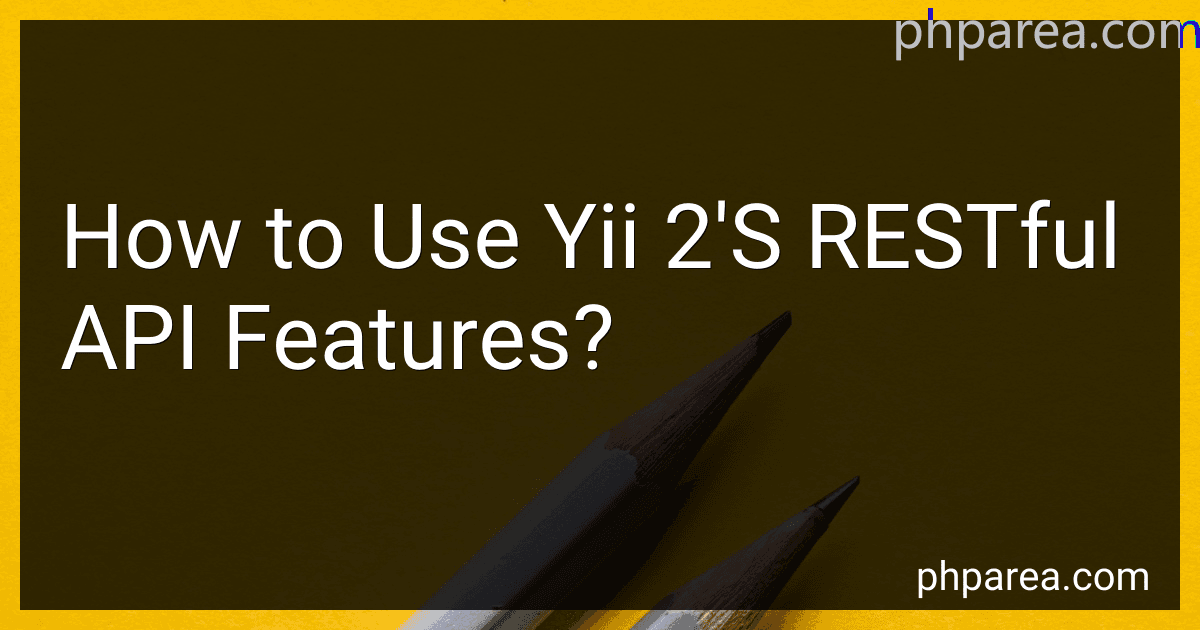 How to Use Yii 2'S RESTful API Features? image