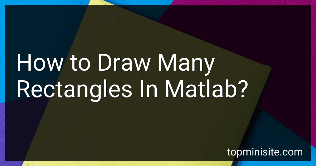 How to Draw Many Rectangles In Matlab? image