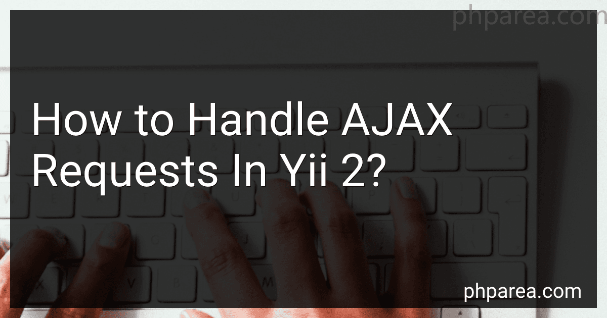 How to Handle AJAX Requests In Yii 2? image