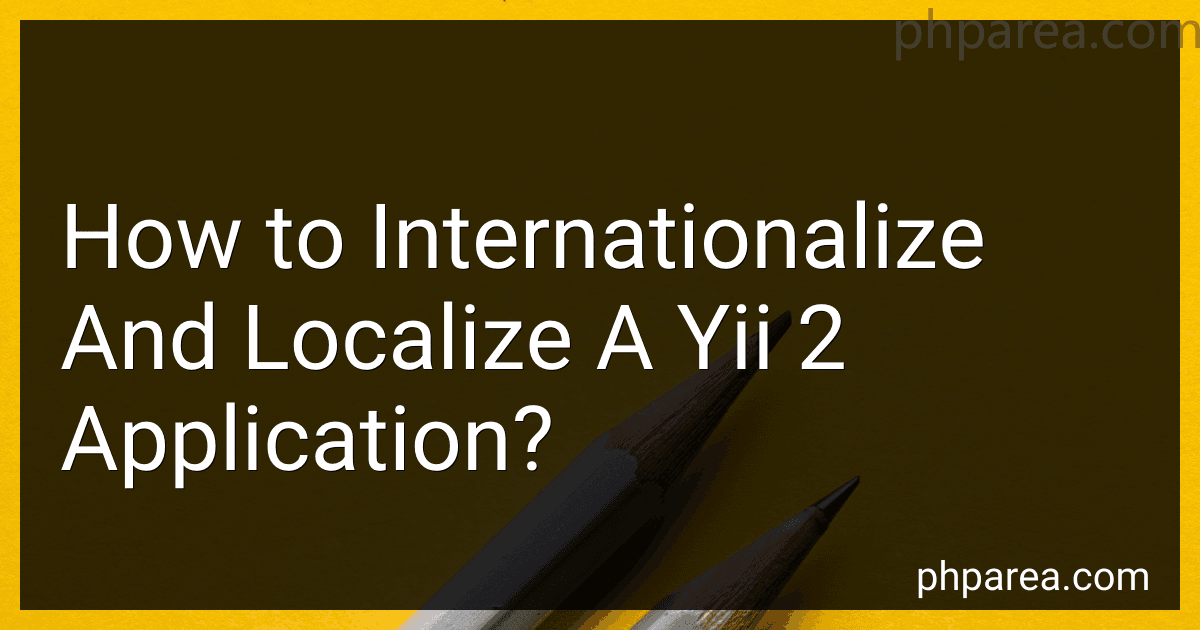 How to Internationalize And Localize A Yii 2 Application? image