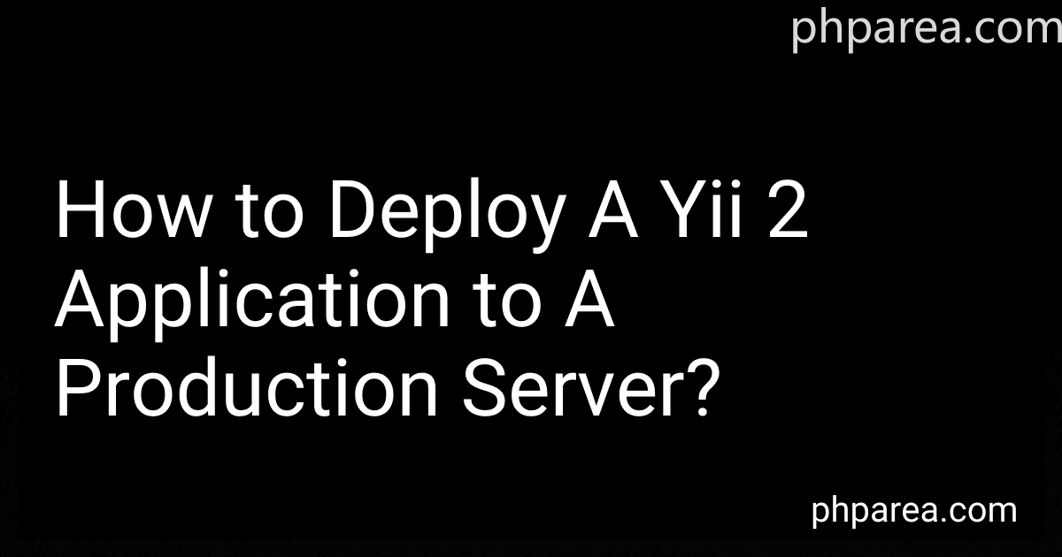 How to Deploy A Yii 2 Application to A Production Server? image