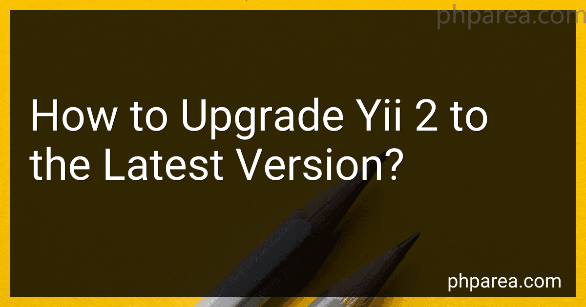 How to Upgrade Yii 2 to the Latest Version? image