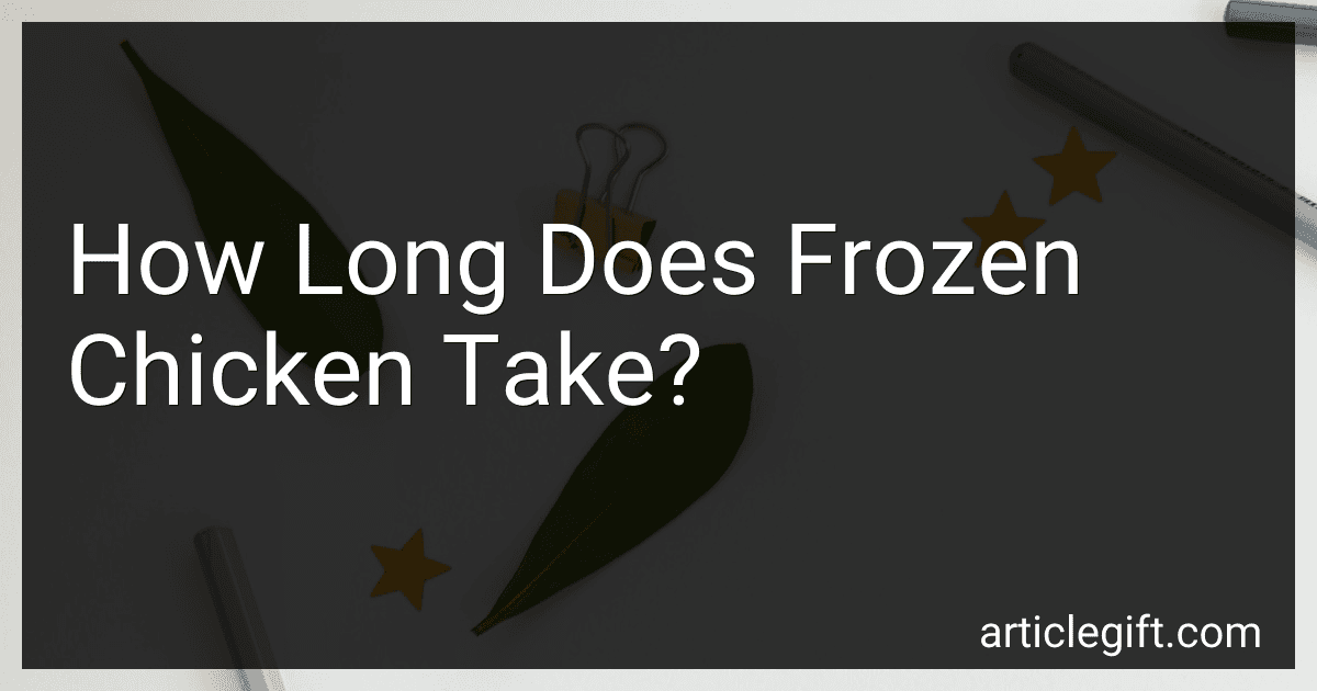 How Long Does Frozen Chicken Take? image