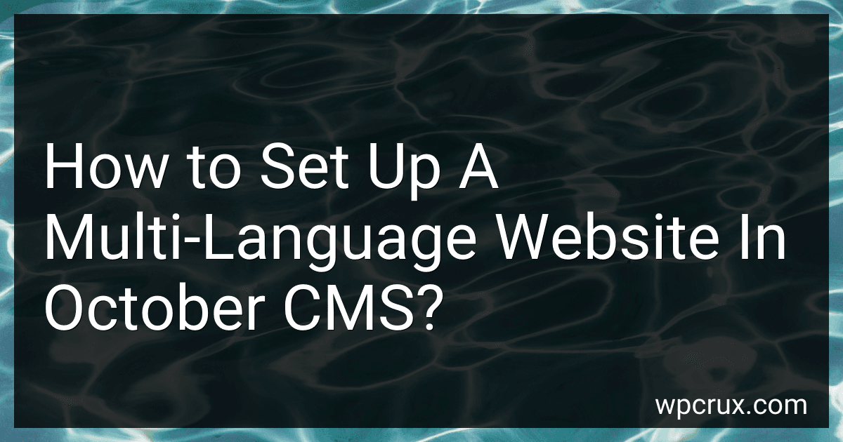 How to Set Up A Multi-Language Website In October CMS? image