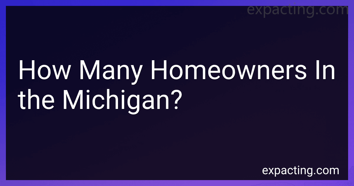 How Many Homeowners In the Michigan? image