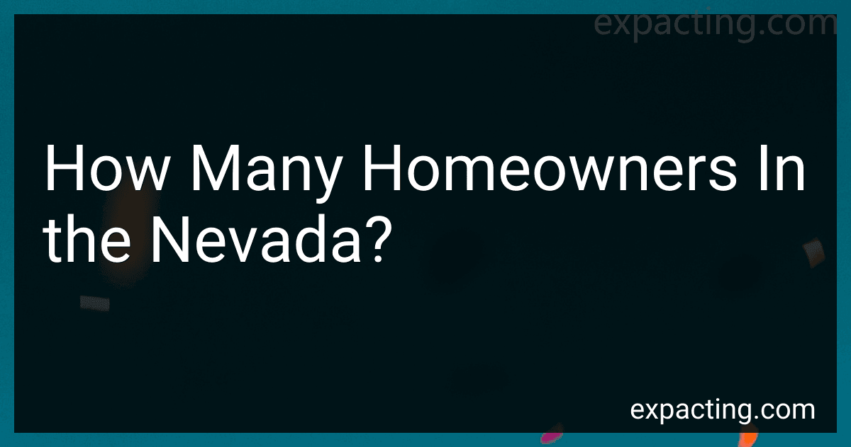 How Many Homeowners In the Nevada? image