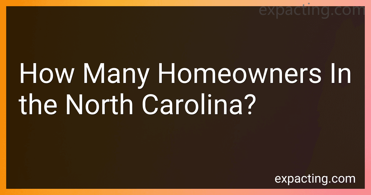 How Many Homeowners In the North Carolina? preview